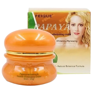 Feique Papaya Whitening and Freckle Removing Cream-25gm image