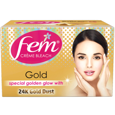 Fem Fairness Gold Crème Bleach India 8gm image