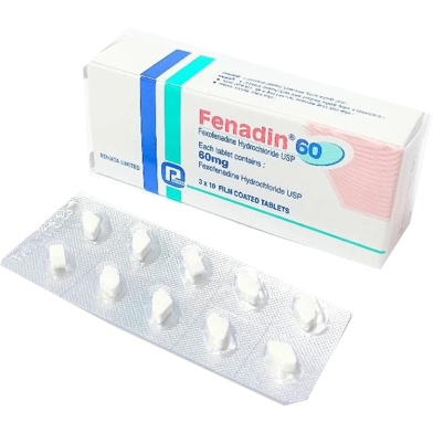 Fenadin 60 mg - 10's Strip Tablet image