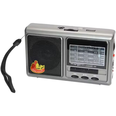 Fepe FP-1525U AM/FM/SW1-6 8-Bands Radio With USB And TF Card Music Player image