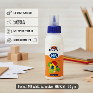 Fevicol MR White Adhesive (SQUEEZY) - 50 gm Slide 2