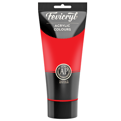 Fevicryl Acrylic Colours (CADMIUM RED) - 200 ml image