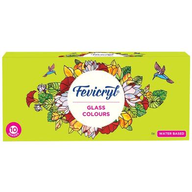 Fevicryl Glass Colour Kit (water Based) - 115 ml image