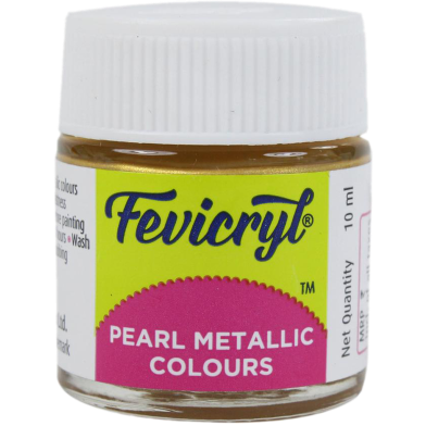 Fevicryl Pearl Metallic Gold 10ml image