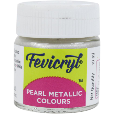 Fevicryl Pearl Metallic Silver 10ml image
