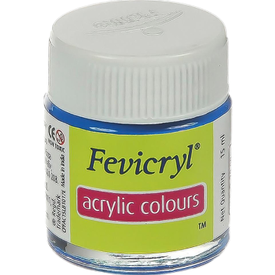 Fevicryl Students Fabric Colour Cerulean Blue 15ml image