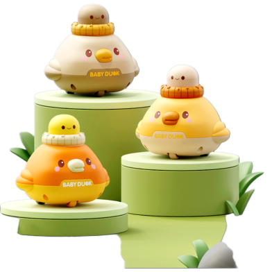Fexja Press Chicken Car Baby / Kids Toy Spring Car - 1pcs [Any Color] image
