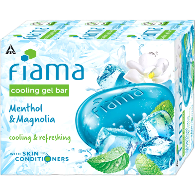 Fiama Menthol And Magnolia Cooling Gel Bar Soap 75g image