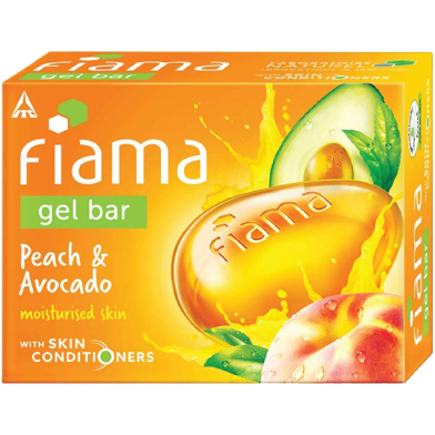 Fiama Peach and Avocado Gel Bar Soap 75g image