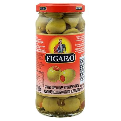 Figaro Stuffed W.Pimient.Paste Spanish Green Olive 340gm image