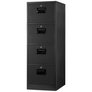 File Cabinet- Black FCO-203 9 (Four Drawer) image
