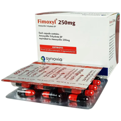 Fimoxyl 250 mg Capsule–15's Strip image
