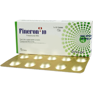 Fineron 10 mg Tablet 10's Strip image