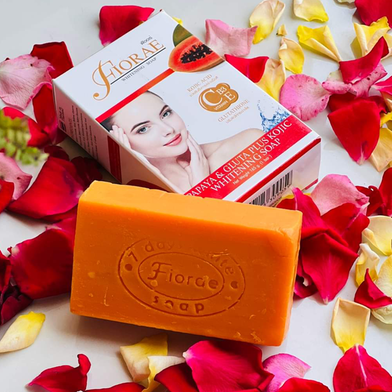 Fiorae Papaya and Gluta Plus Kojic Whitening Soap 165 gm Slide 4