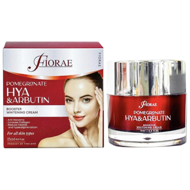Fiorae Pomegranate HYA And Arbutin Booster Whitening Cream 15ml image