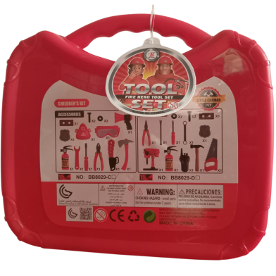 Fire Rescue Quality Tools Box For Kids image