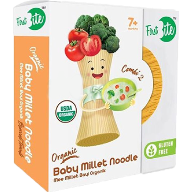 First Bite Organic Baby Millet Gluten Free Noodle 180 gm image