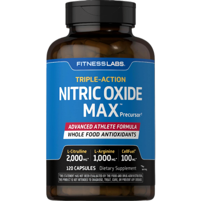Fitness Lab Nitric Oxide Booster 120 Capsules - 654186946111 image