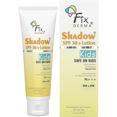 Fixderma Kids Shadow Kids Sunscreen SPF 30 Plus Lotion 75 gm -456984089 image
