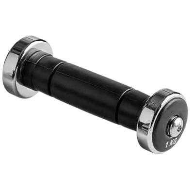 Fixed Dumbbell With Grip 1 Pcs 1kg image