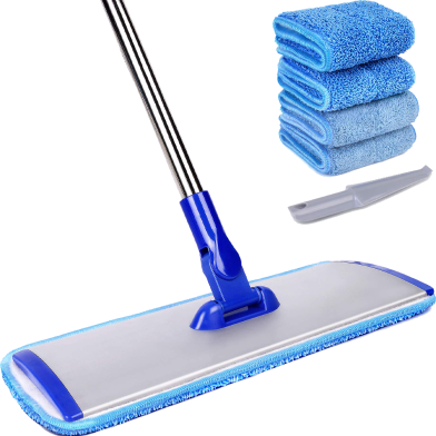 Flat Floor Mop Washable Microfiber Cleaning Pads image