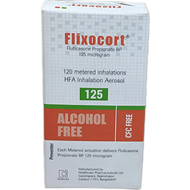 Flixocort 125 Mcg/Metered Dose Inhaler 120 Metered Dose image