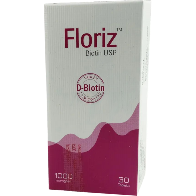 Floriz 1000 mcg Tablet 10's Strip image