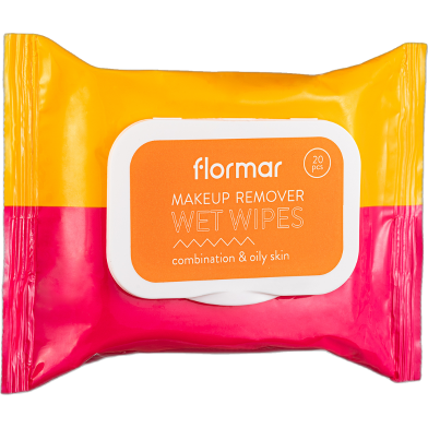 Flormar Makeup Remover Wet Wipes Combination and Oily Skin image