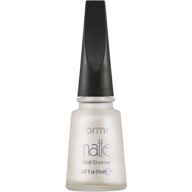 Flormar Matte Nail Enamel M20 Whitewash image