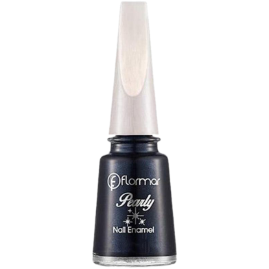 Flormar Pearly Nail Enamel PL398 Blue Black image