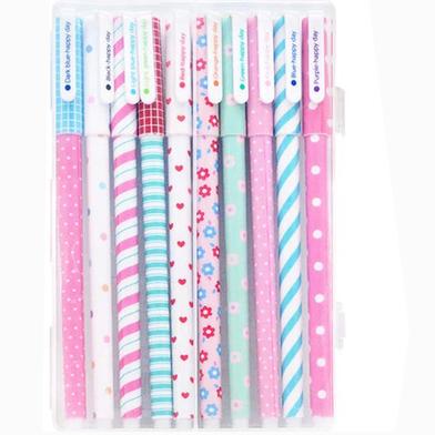 Flower Kawaii Korean Colorful Gel Pen image