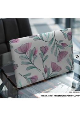 DDecorator Flower Pattern Floral Design Laptop Sticker image