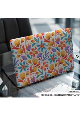 DDecorator Flower Pattern Floral Design Laptop Sticker image