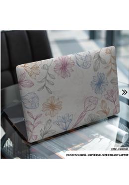 DDecorator Flower Pattern Floral Design Laptop Sticker image