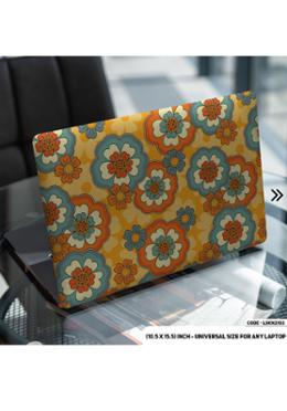 DDecorator Flower Pattern Floral Design Laptop Sticker image