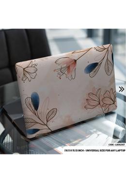 DDecorator Flower Pattern Floral Design Laptop Sticker image