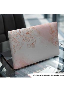 DDecorator Flower Pattern Floral Design Laptop Sticker image