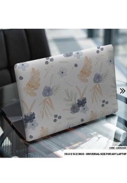 DDecorator Flower Pattern Floral Design Laptop Sticker image