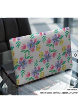 DDecorator Flower Pattern Floral Design Laptop Sticker image