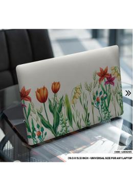 DDecorator Flower Pattern Floral Design Laptop Sticker image