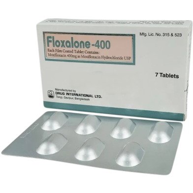 Floxalone 400 mg Tablet 7'S Strip image