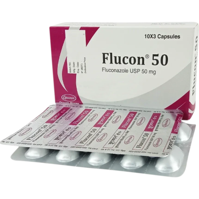 Flucon 50 mg Capsule 10's Strip image