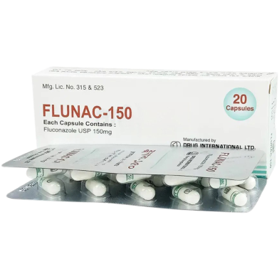 Flunac 150mg Capsule 10's Strip image