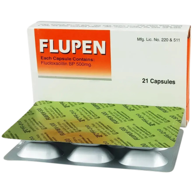 Flupen 500mg Capsule 7's Strip image