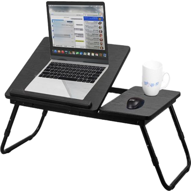 Foldable Double Head Laptop Table image