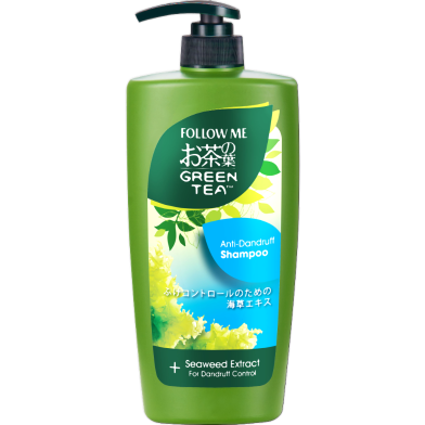 Follow Me Green Tea Anti Dandruff Seaweed Extract Shampoo 650ml image