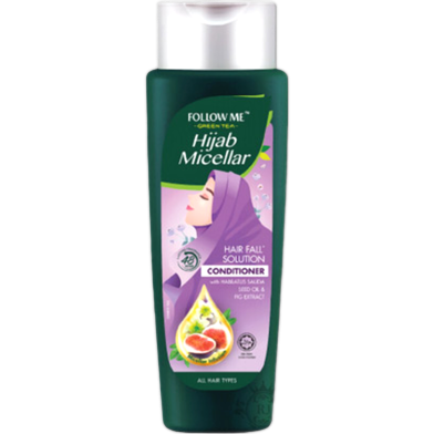 Follow Me Green Tea Hijab Micellar Hair Fall Solution Conditioner 320 ml image