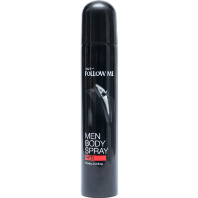 Follow Me Men Body Spray Red 75ml image