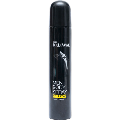 Follow Me Men Body Spray Yellow 75ml image