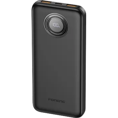 Foneng PX101 10000mah 22.5w with 3 outputs Power Bank - Black image